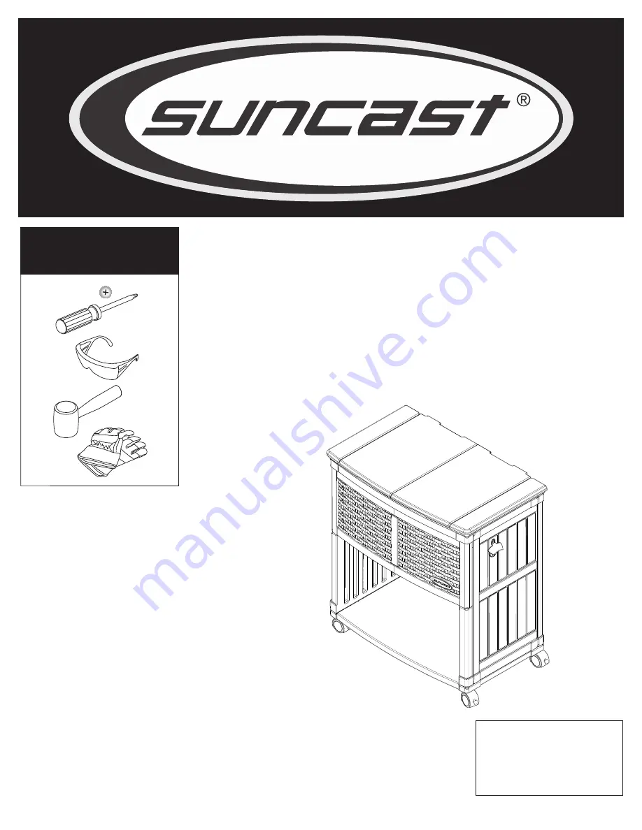 Suncast BMDC6200 Assembly Instructions Manual Download Page 1