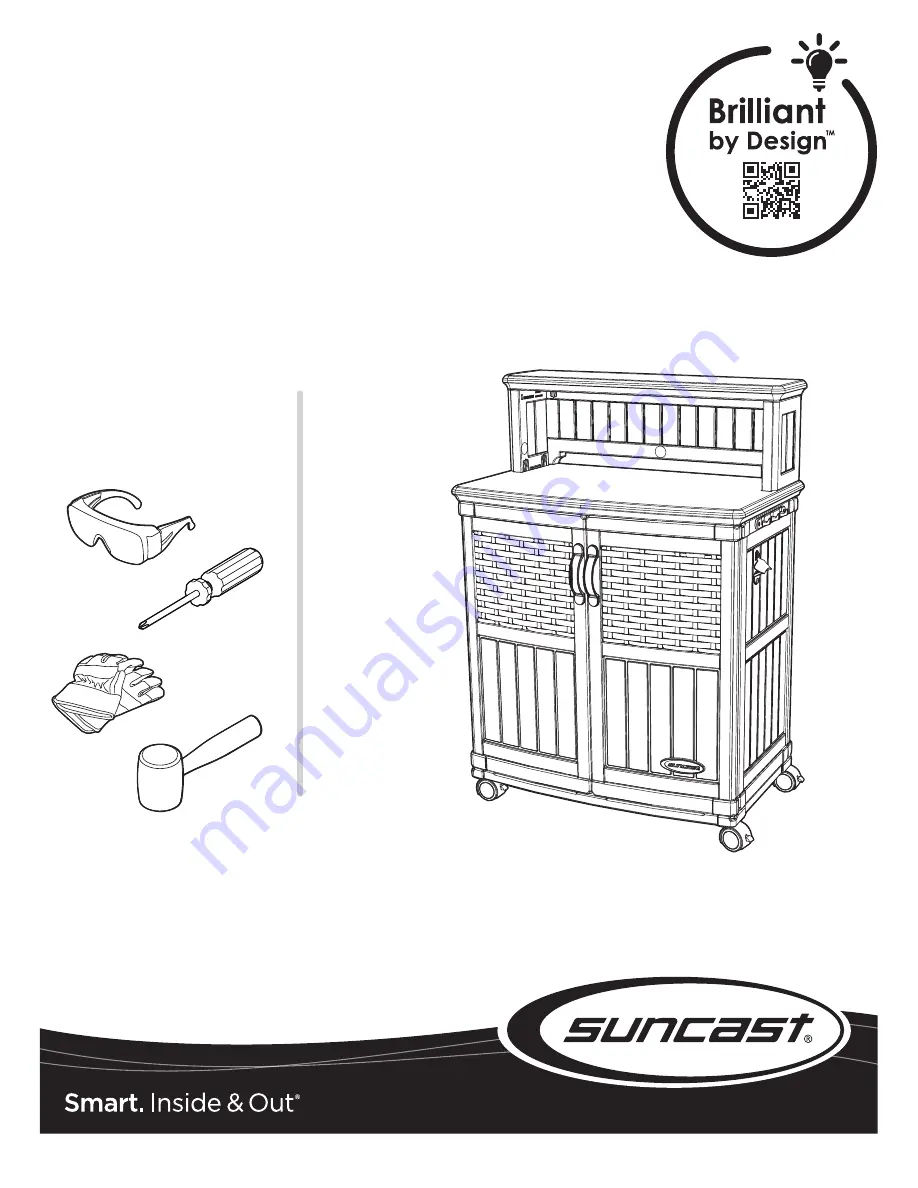 Suncast BMPS6400 Assembly Instructions Manual Download Page 1