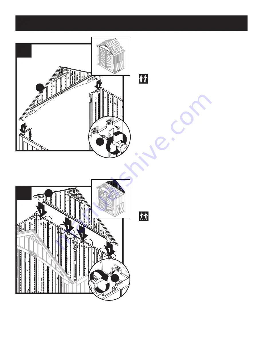 Suncast Covington BMS7425 Assembly Instructions Manual Download Page 18