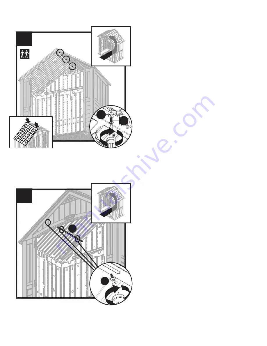 Suncast Covington BMS7425 Assembly Instructions Manual Download Page 22