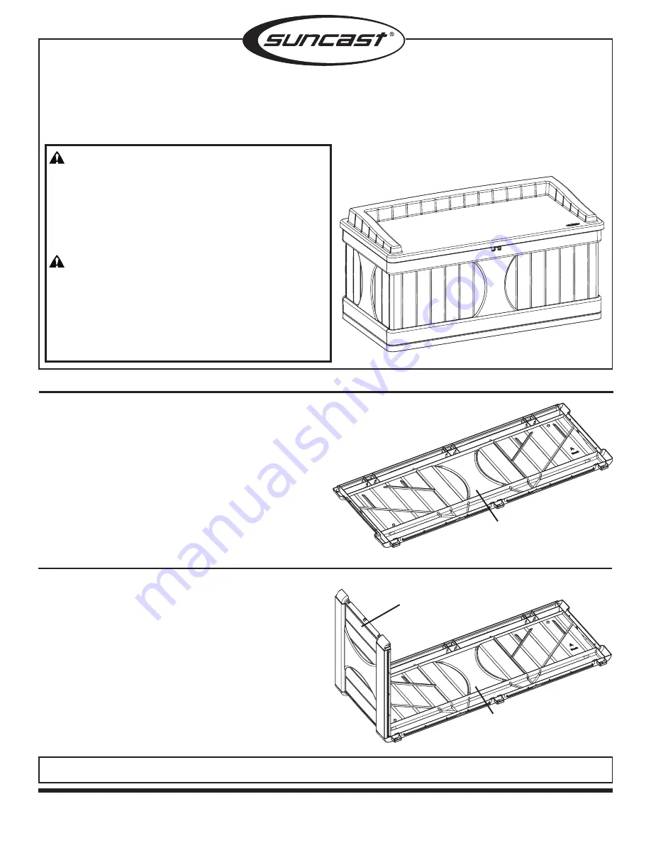 Suncast DB9500 Owner'S Manual Download Page 1