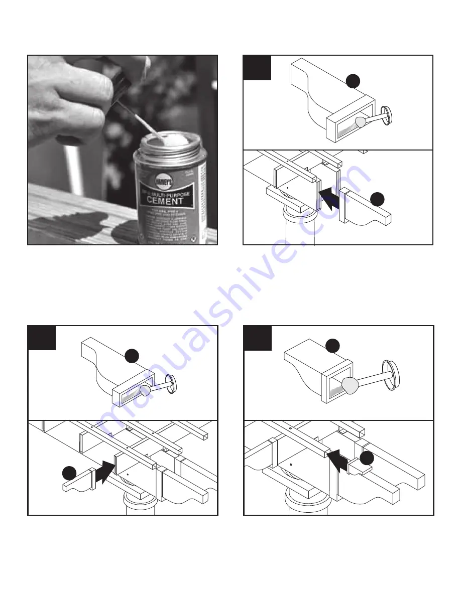 Suncast Free Standing Pergola Assembly Instructions Manual Download Page 30