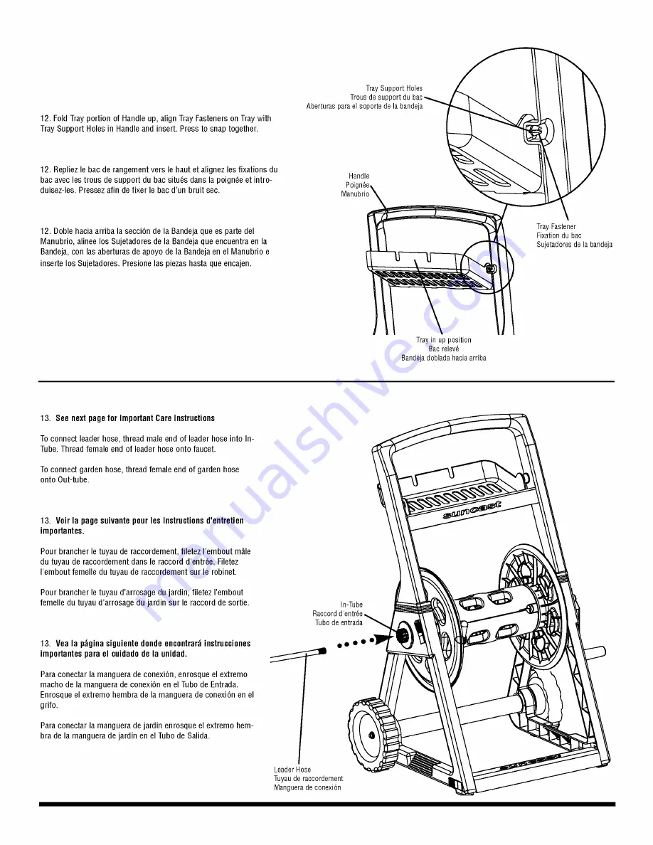 Suncast Hosemobile RHT200 Instruction Manual Download Page 6