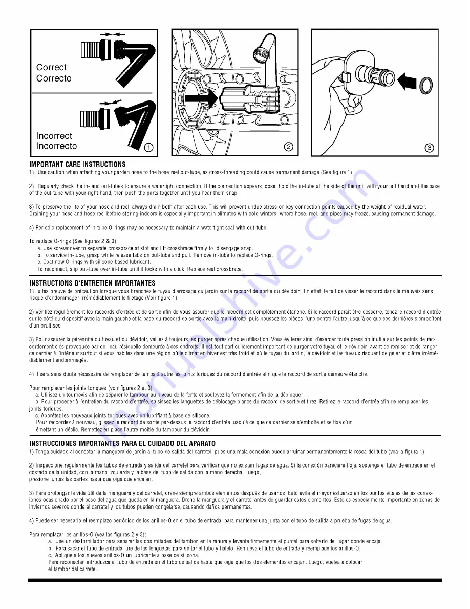 Suncast Hosemobile RHT200 Instruction Manual Download Page 7