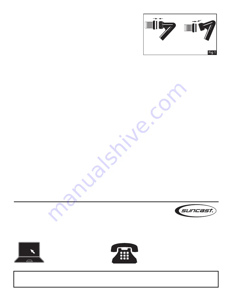 Suncast SSB200B Owner'S Manual Download Page 4