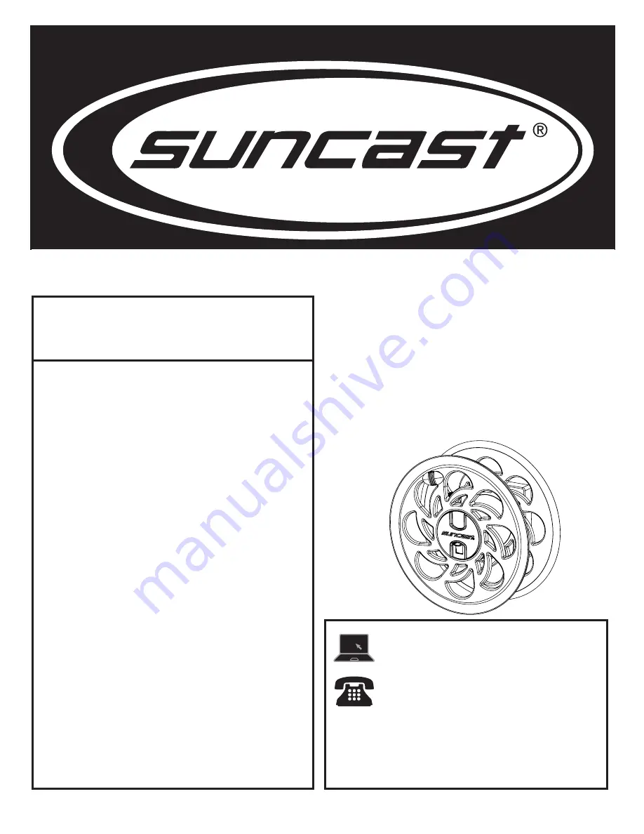 Suncast SWA125 Owner'S Manual Download Page 1