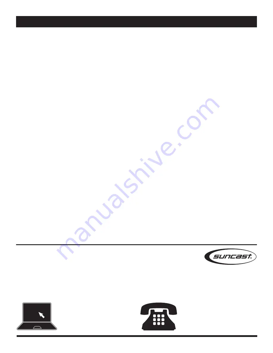 Suncast WGB48 Owner'S Manual Download Page 8