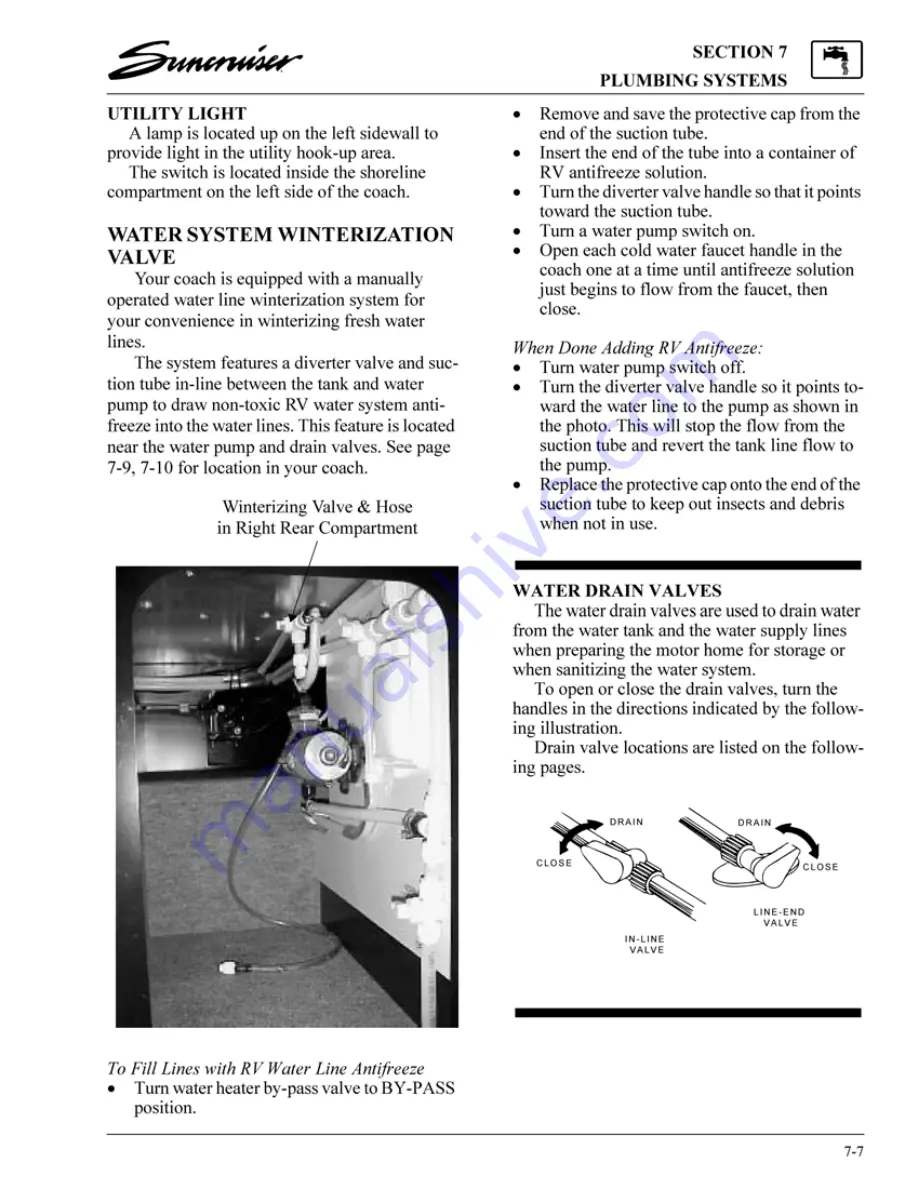 Suncruiser 32F Instruction Manual Download Page 79