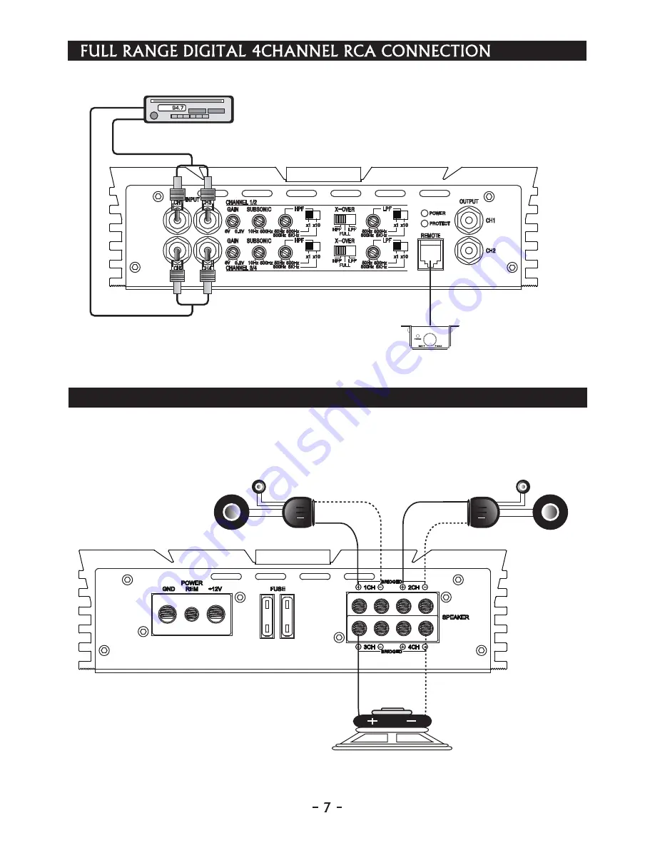 Sundown Audio SAX-1200D Скачать руководство пользователя страница 8