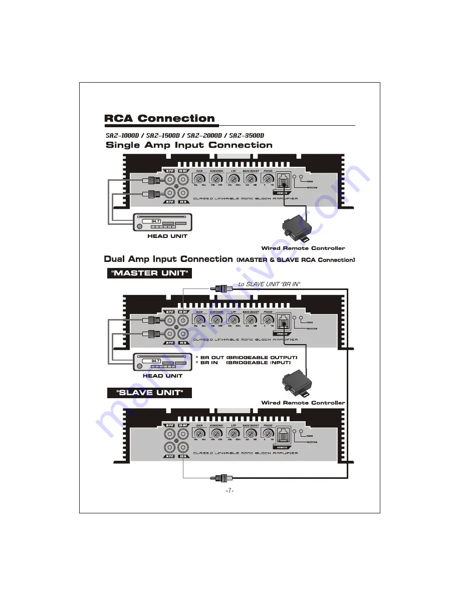 Sundown Audio SAZ-1000D Owner'S Manual Download Page 7