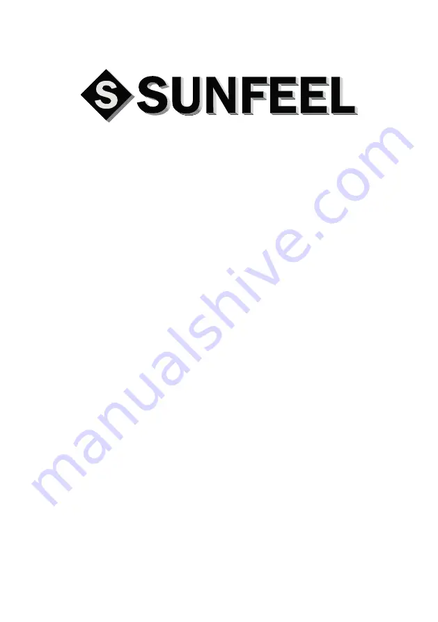 SUNFEEL CB1521 Instruction Booklet Download Page 1