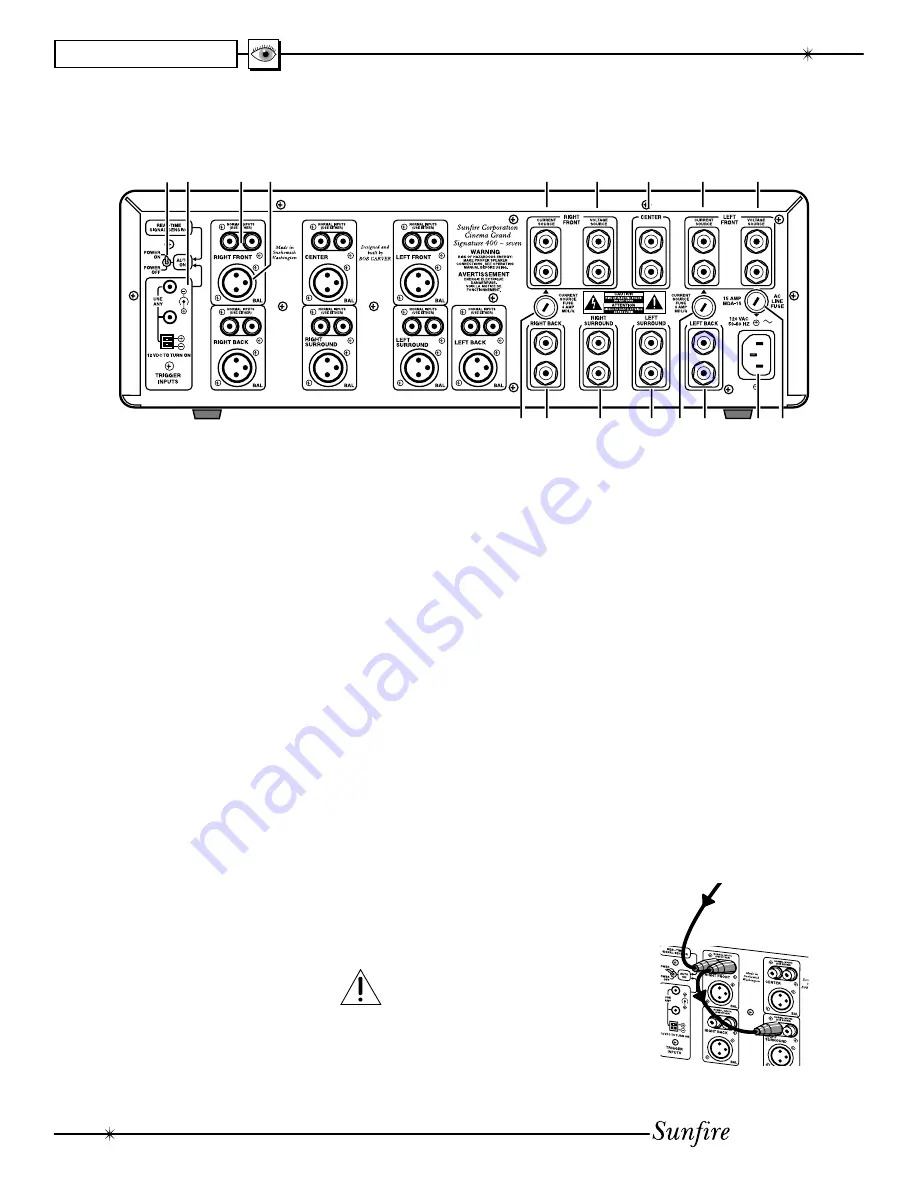 Sunfire Cinema Grand 200-seven User Manual Download Page 8