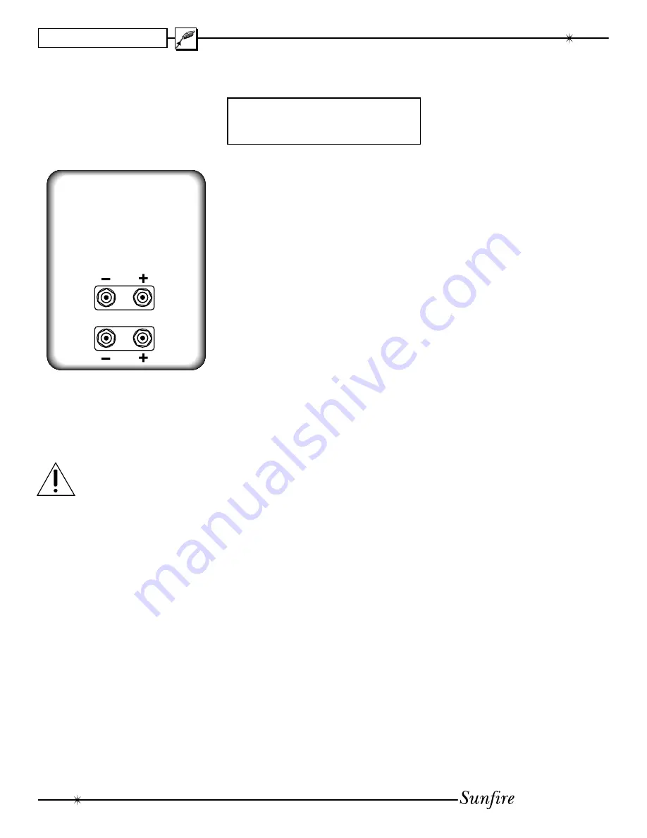 Sunfire Cinema Grand 200-seven User Manual Download Page 12