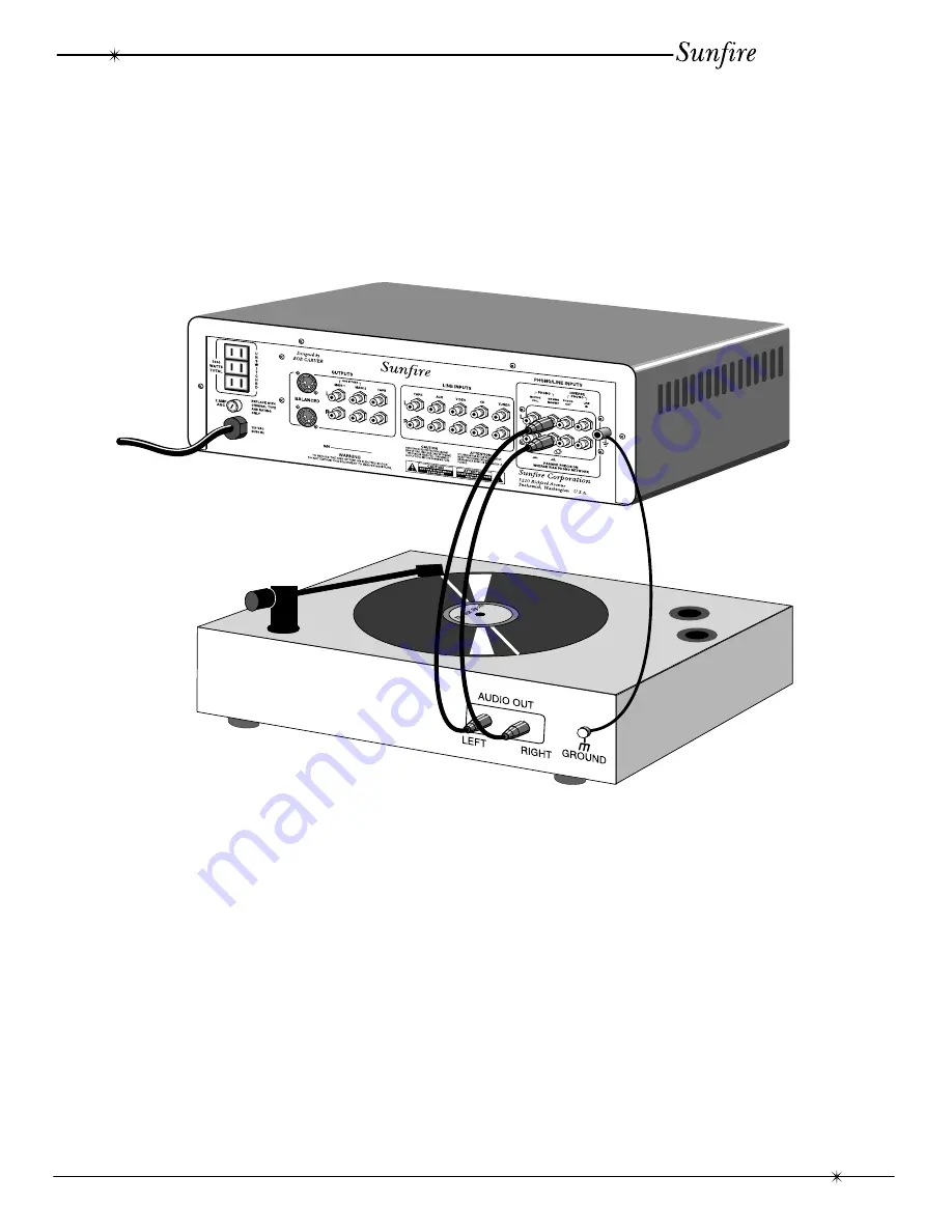 Sunfire Classic Vacuum Tube Preamplifier User Manual Download Page 13