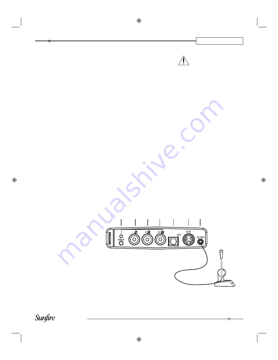 Sunfire TGR-401 User Manual Download Page 11