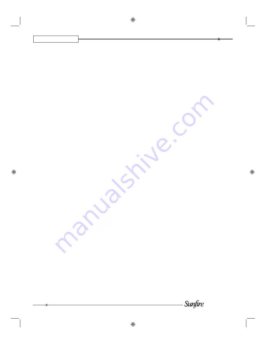 Sunfire TGR-401 User Manual Download Page 30