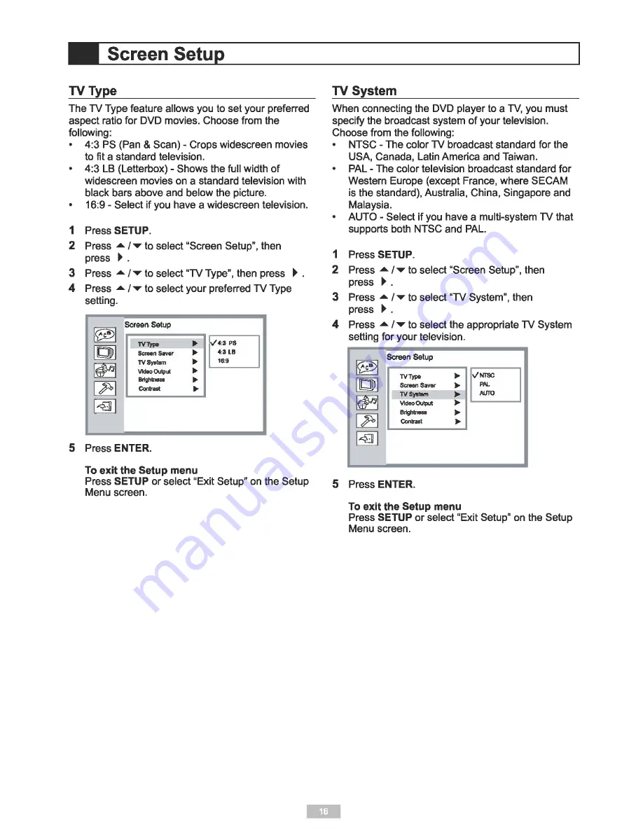 Sungale DVD-2030 User Manual Download Page 16