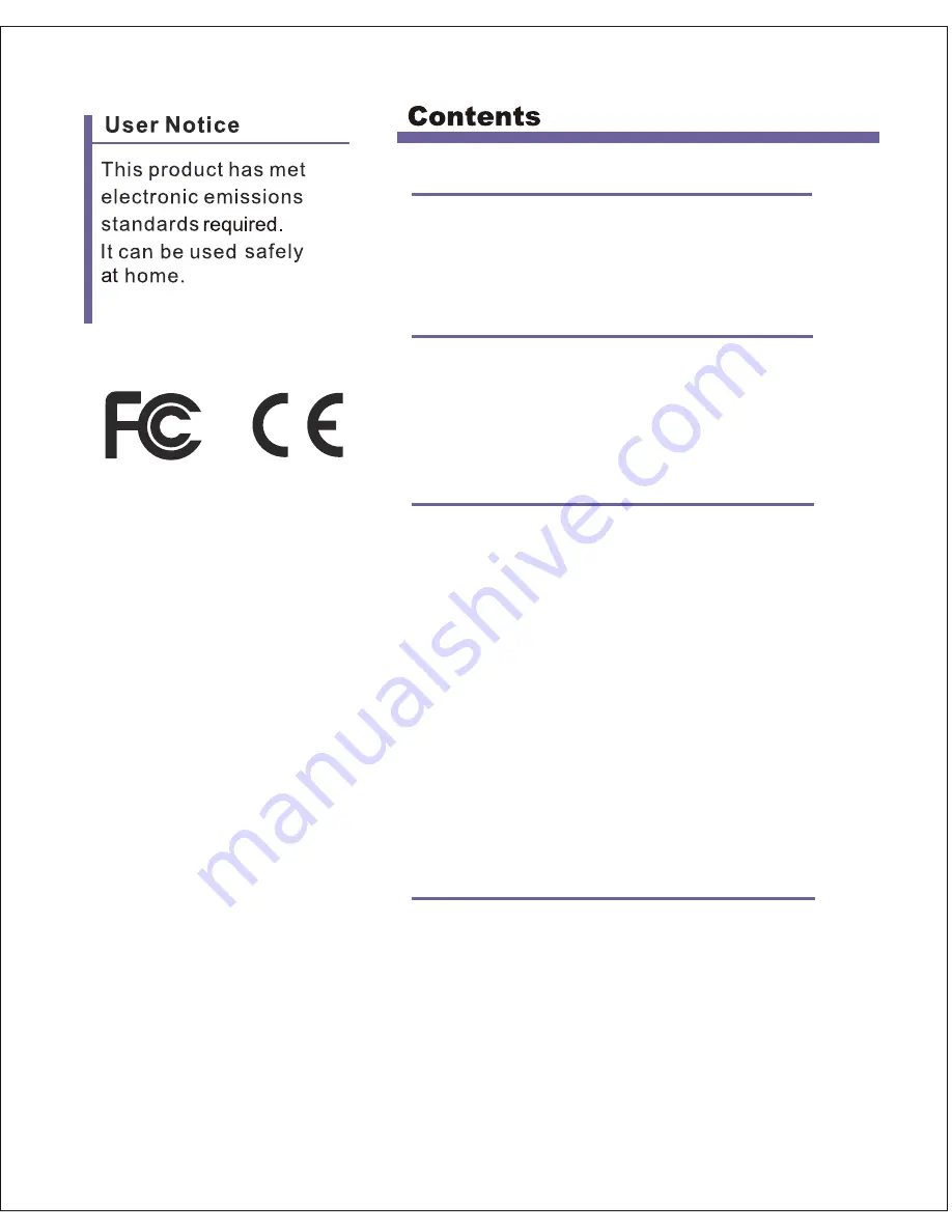 Sungale NC830 User Manual Download Page 2