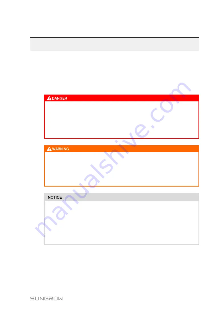 Sungrow SG10RT User Manual Download Page 31