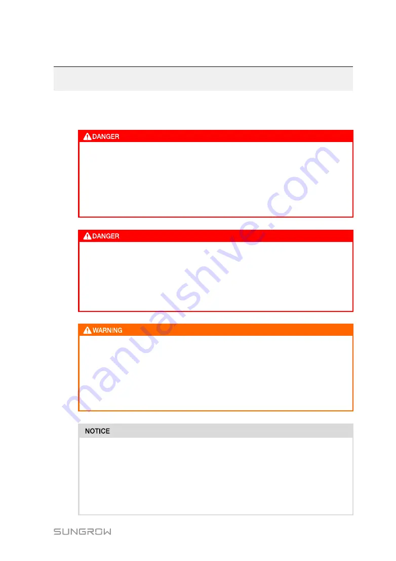 Sungrow SG12RT User Manual Download Page 35