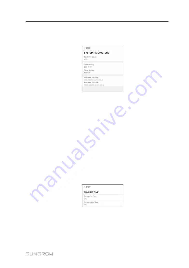 Sungrow SG12RT User Manual Download Page 91