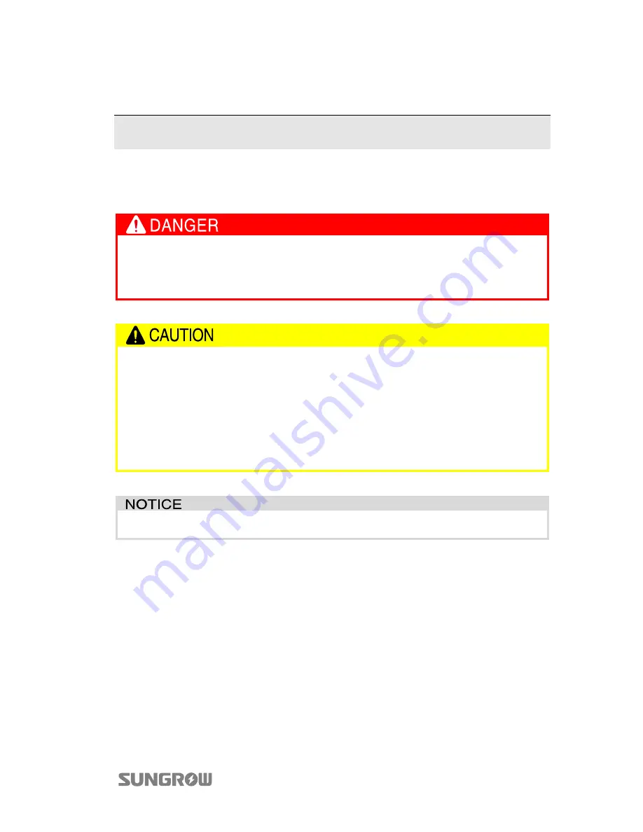 Sungrow SG2KTL-S User Manual Download Page 21