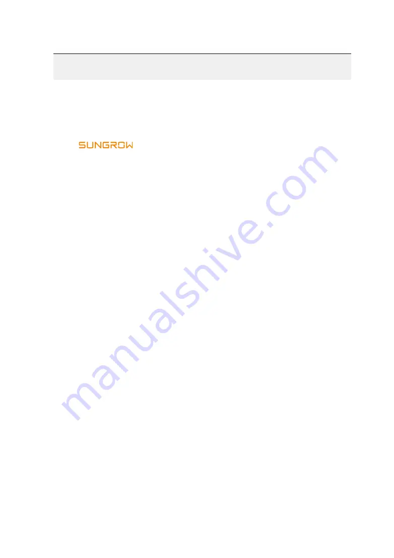 Sungrow SG30CX User Manual Download Page 3