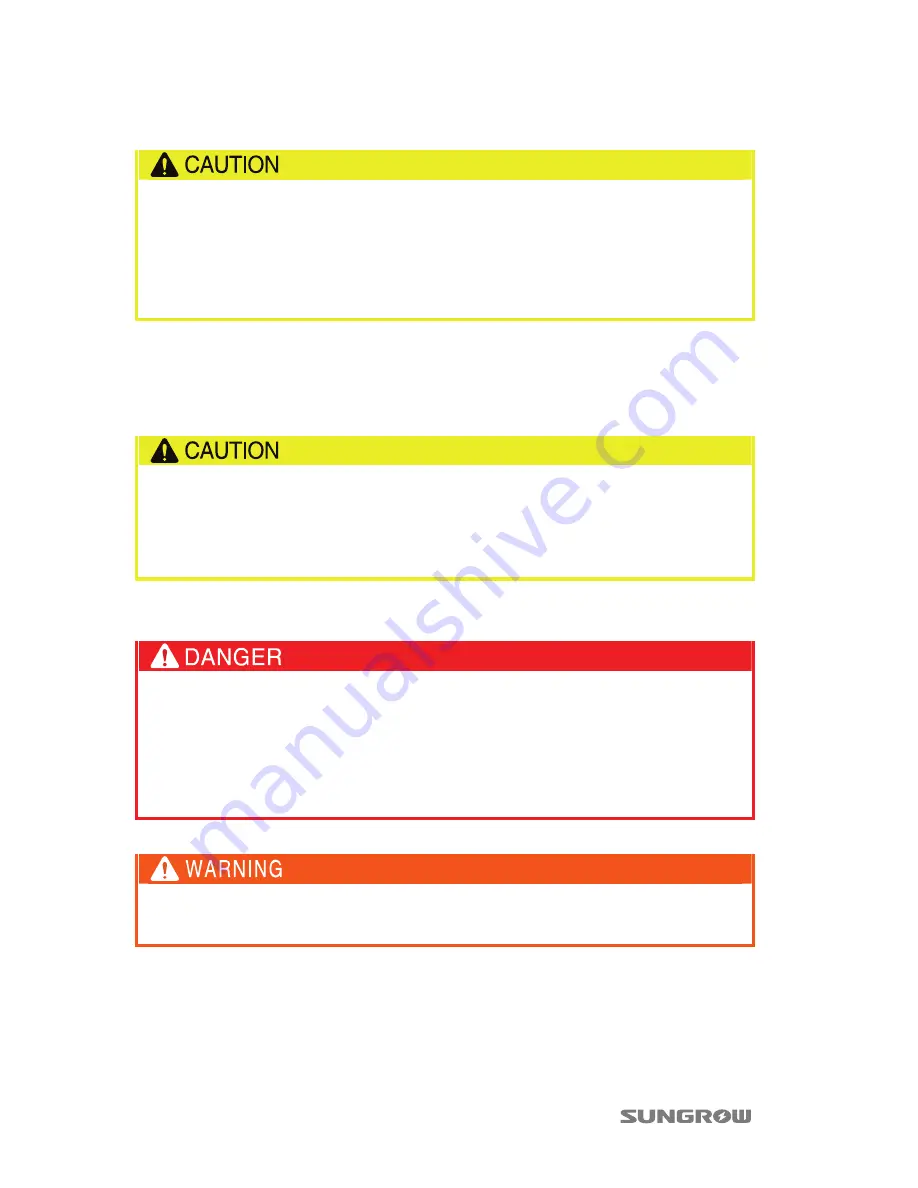 Sungrow SG30KU User Manual Download Page 12
