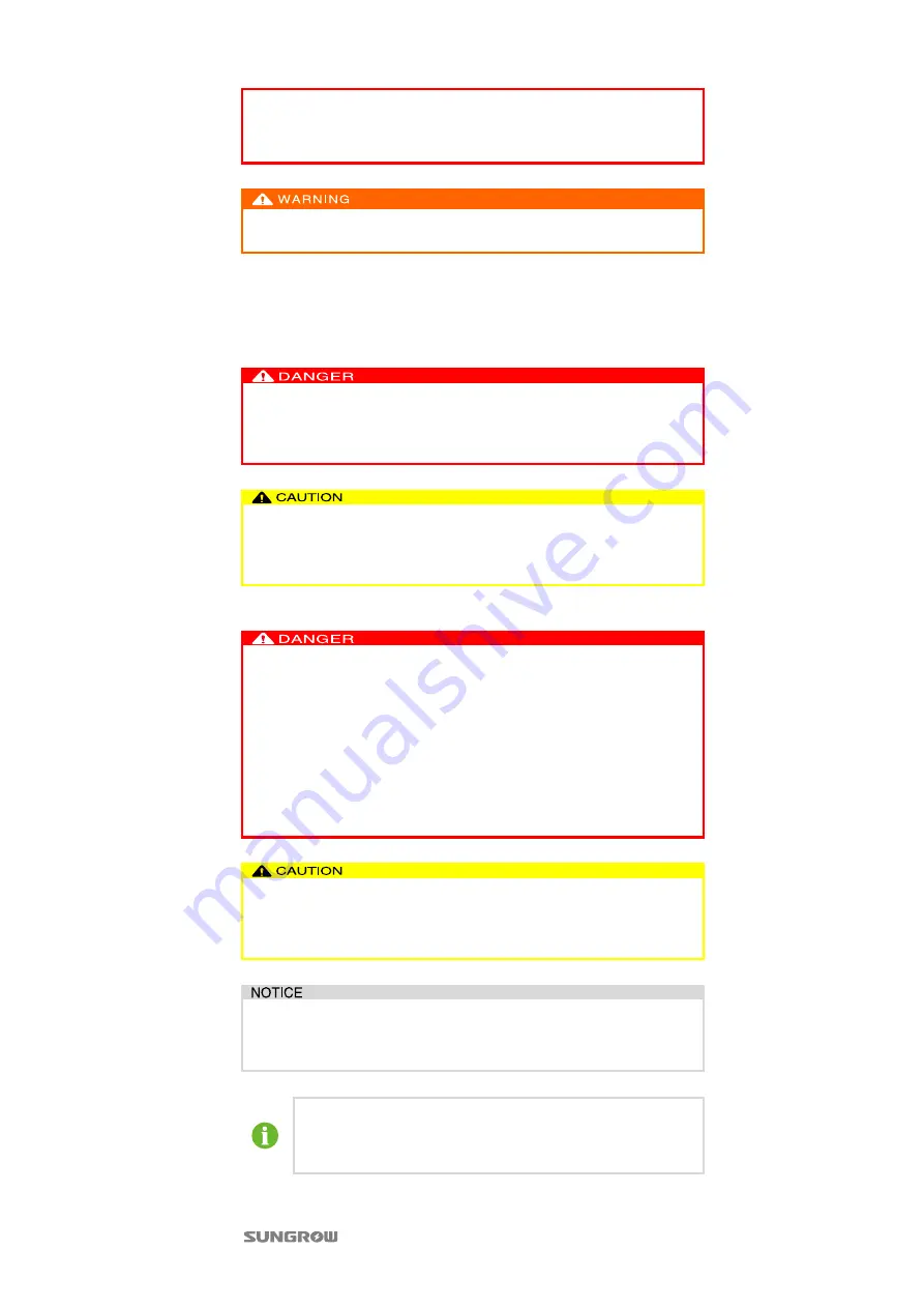 Sungrow SG40KTL User Manual Download Page 7