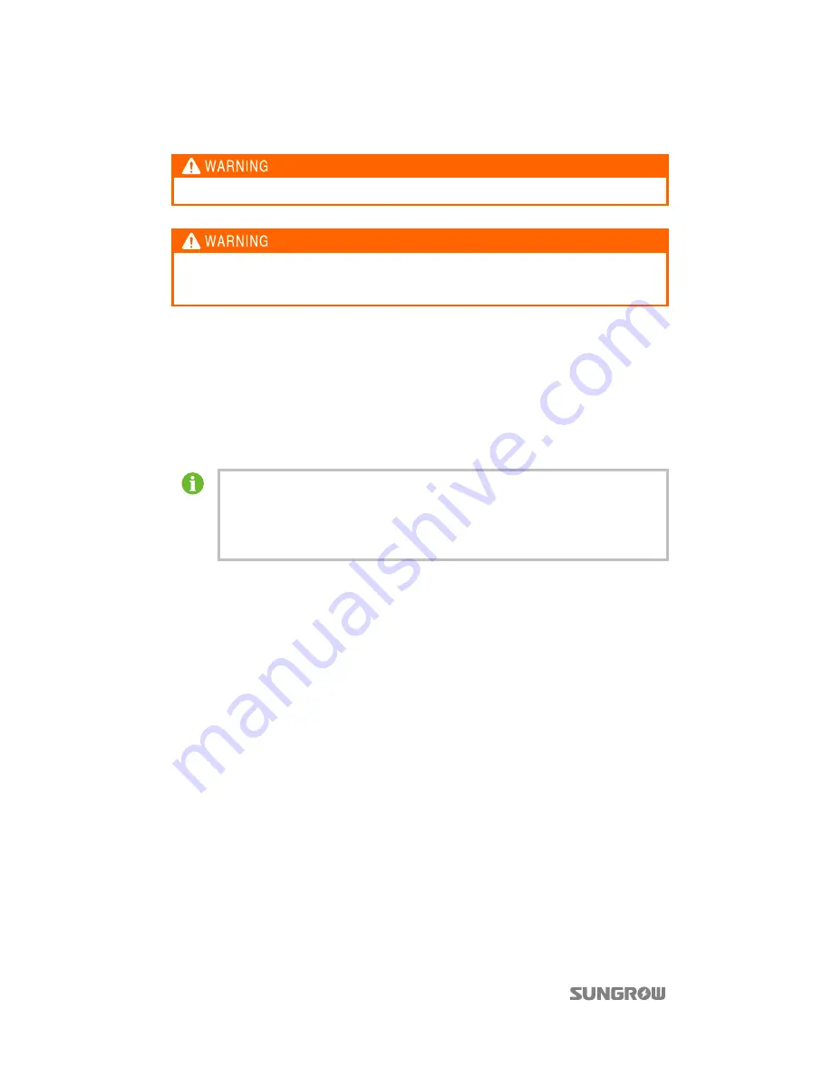 Sungrow SG500MX Operation Manual Download Page 14