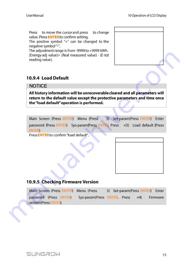 Sungrow SG80KTL User Manual Download Page 83