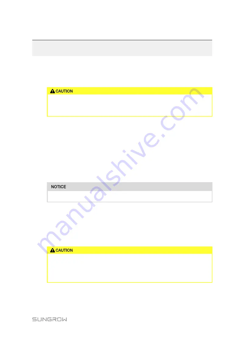 Sungrow SH10RT User Manual Download Page 137