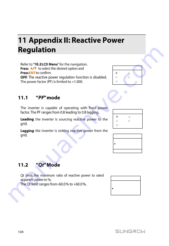 Sungrow SH3K6-30 User Manual Download Page 114