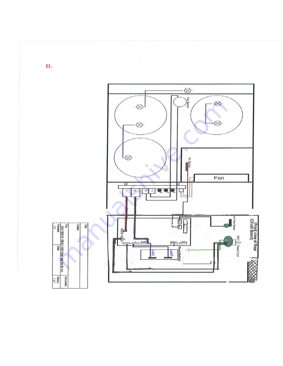 Sunheat SH1500RC BB Repair Manual Download Page 23