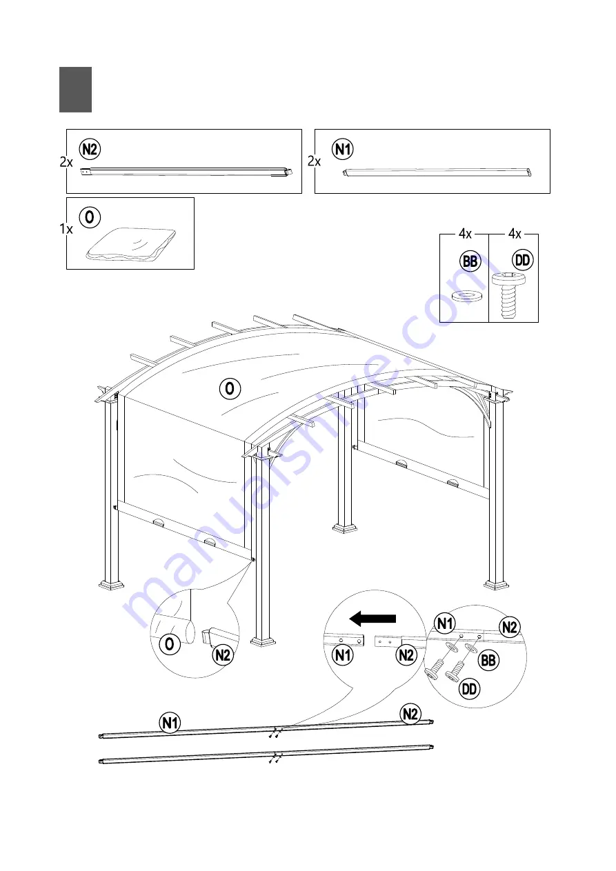 Sunjoy 041226176469 Assembly Instructions Manual Download Page 15