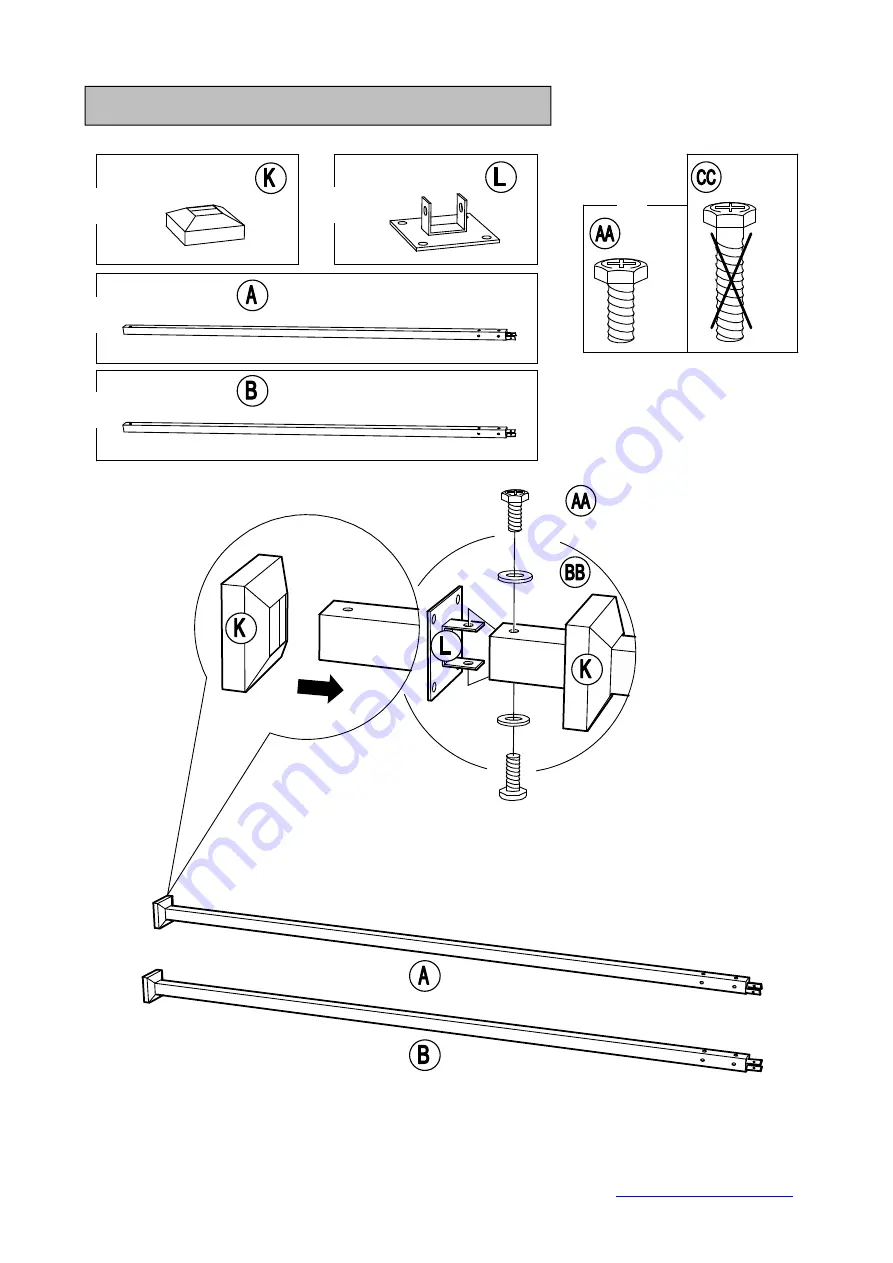 Sunjoy 105390 Assembly Instruction Manual Download Page 7