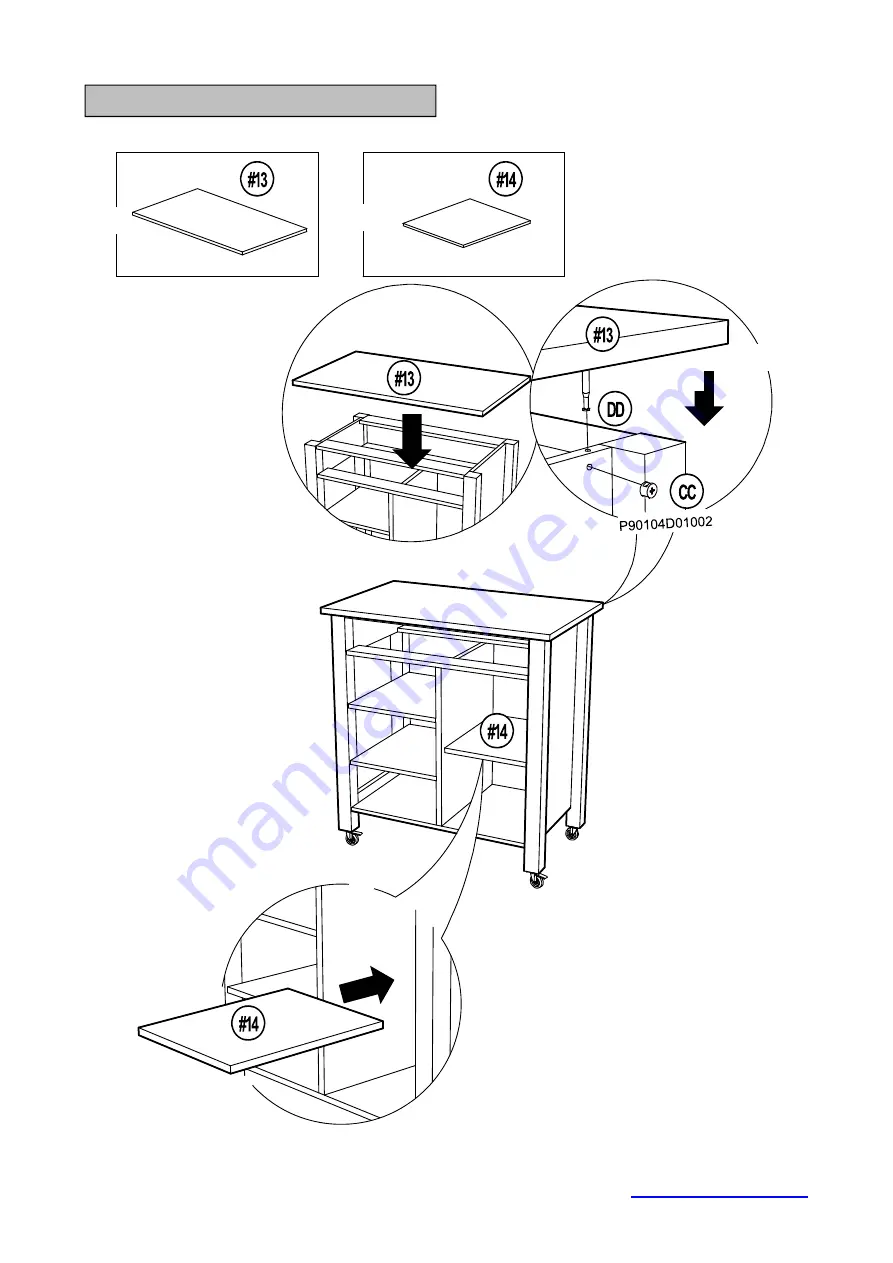 Sunjoy 1203060002-C Assembly Instruction Manual Download Page 20