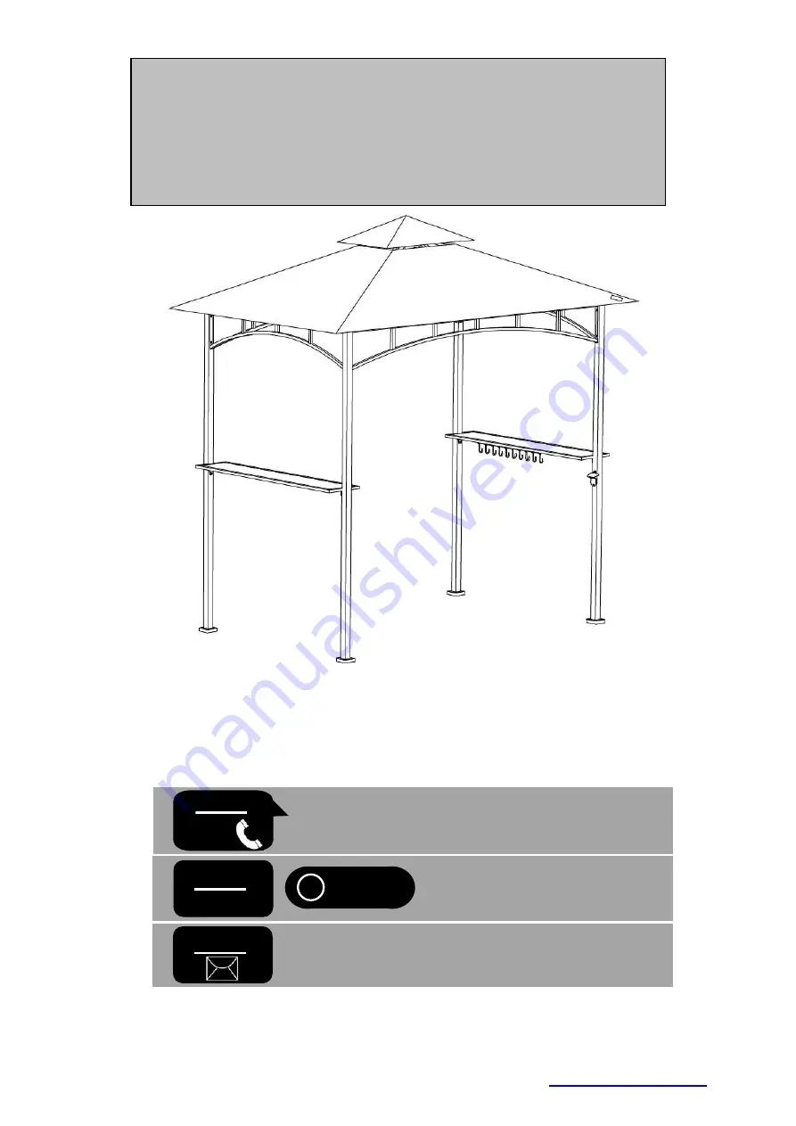 Sunjoy 810461192 Assembly Instruction Manual Download Page 1