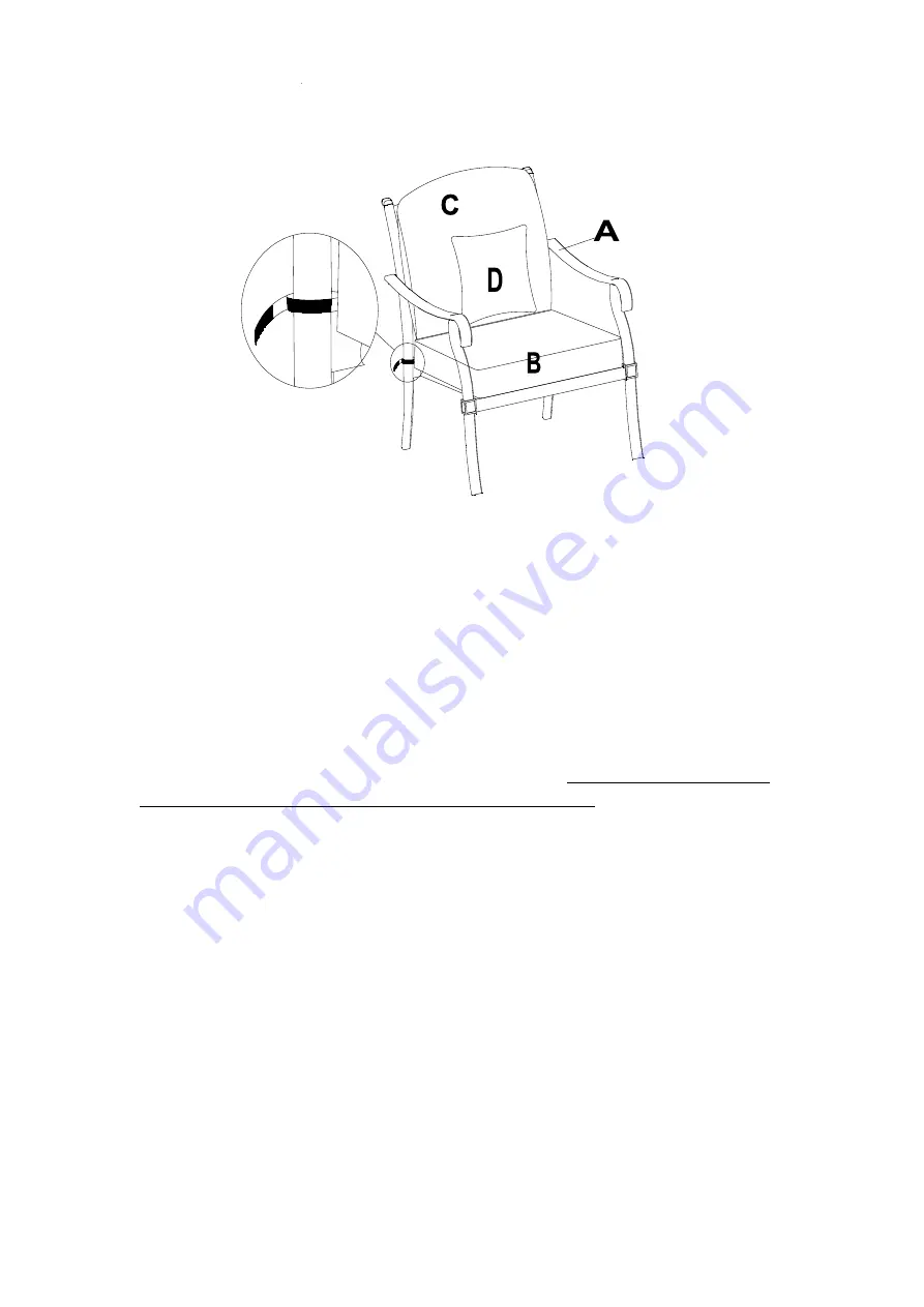 Sunjoy Belize L-DN1426SAL-C Assembly Instruction Manual Download Page 3