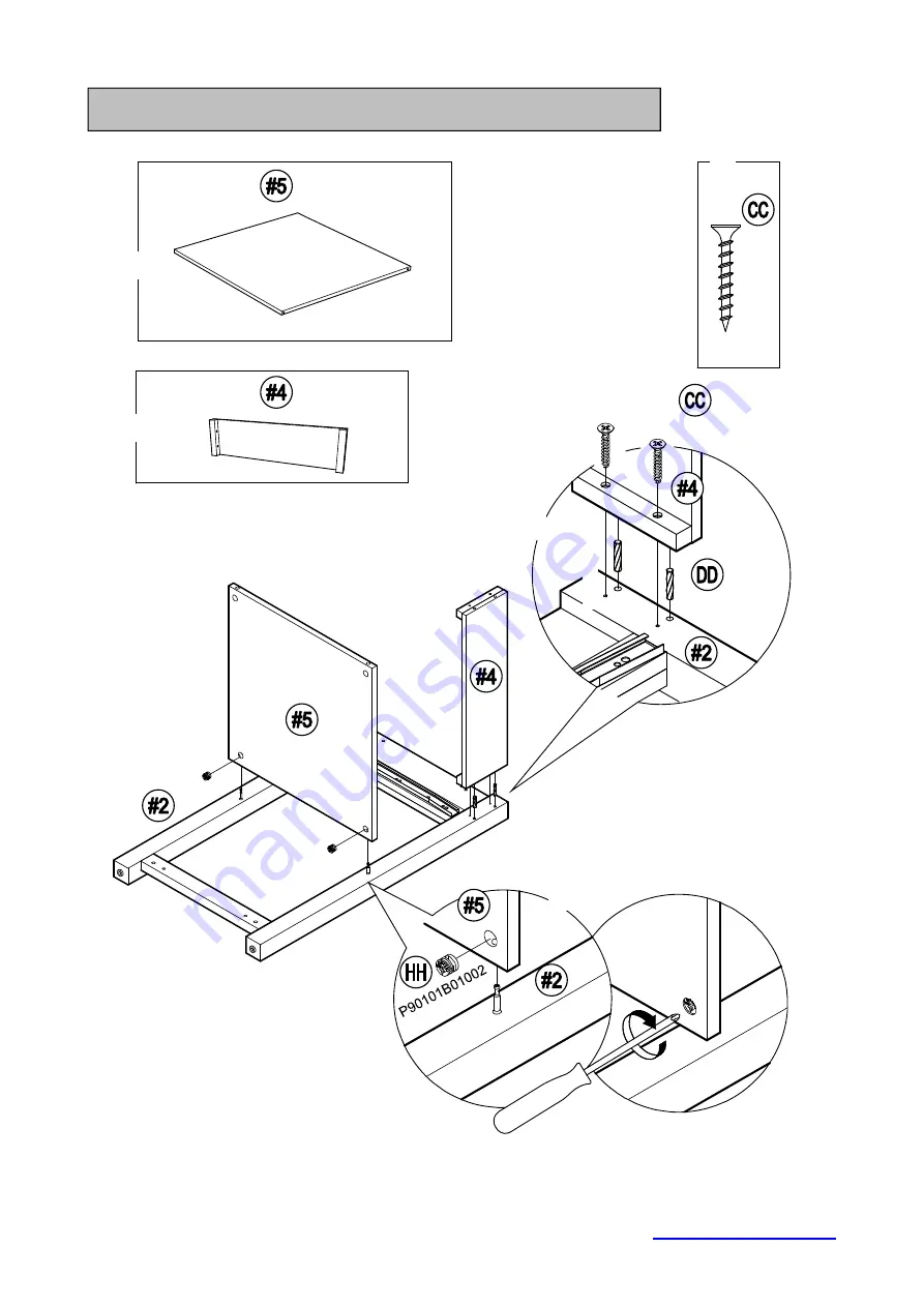 Sunjoy DS05QRH Assembly Instruction Manual Download Page 11