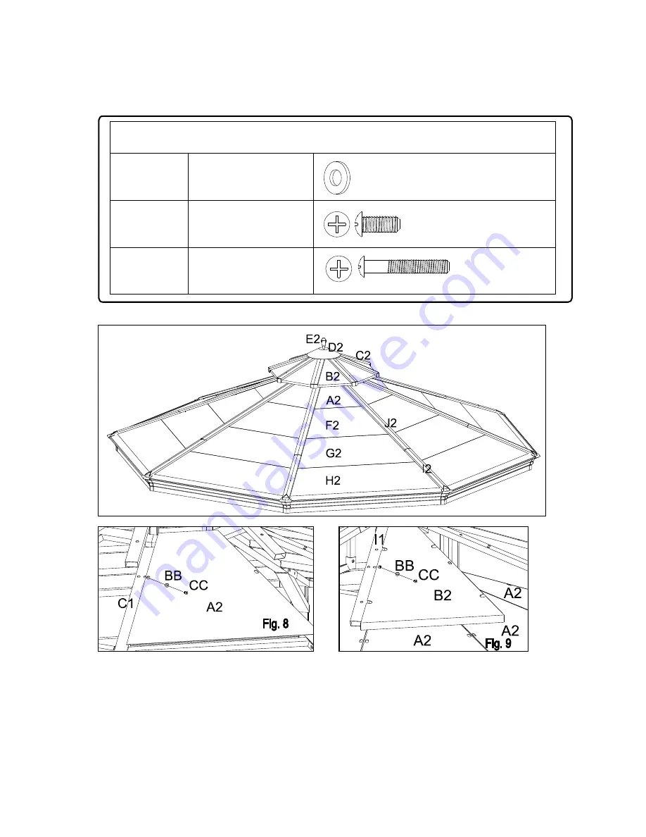 Sunjoy Hardtop Pavilion Скачать руководство пользователя страница 5