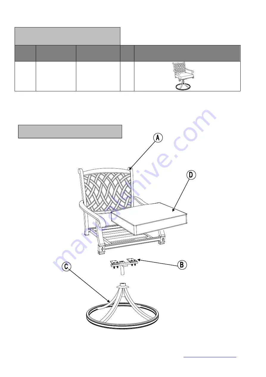 Sunjoy L-DN1639SAL-F-C Скачать руководство пользователя страница 3