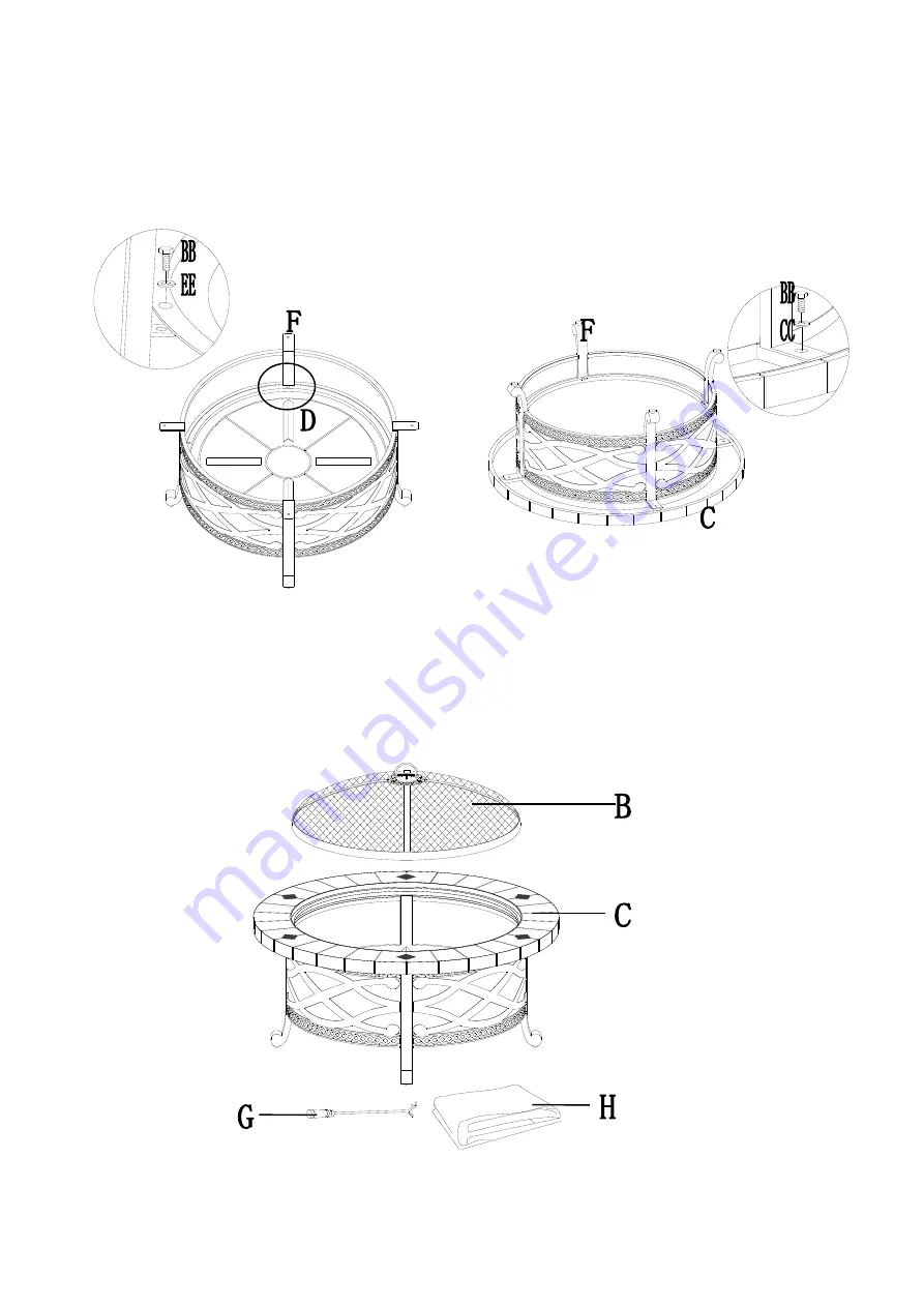 Sunjoy L-FT723PST-D Quick Start Manual Download Page 3