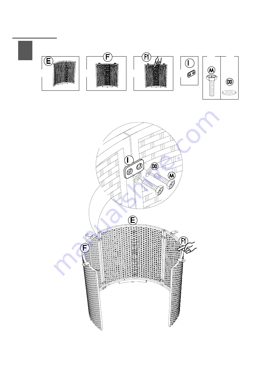 Sunjoy Manhattan L-DN2523SST-B-T Скачать руководство пользователя страница 8