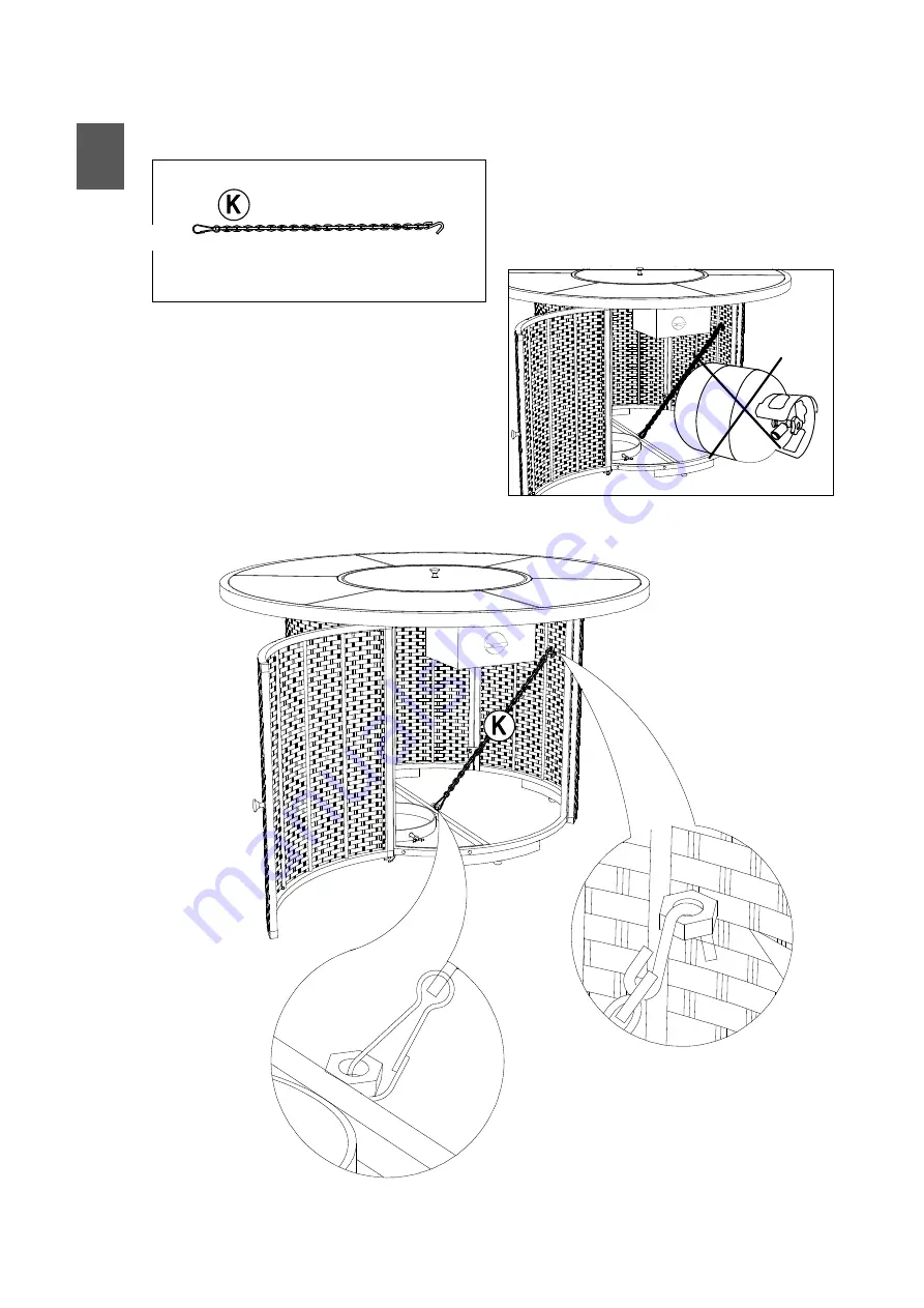 Sunjoy Manhattan L-DN2523SST-B-T Скачать руководство пользователя страница 14