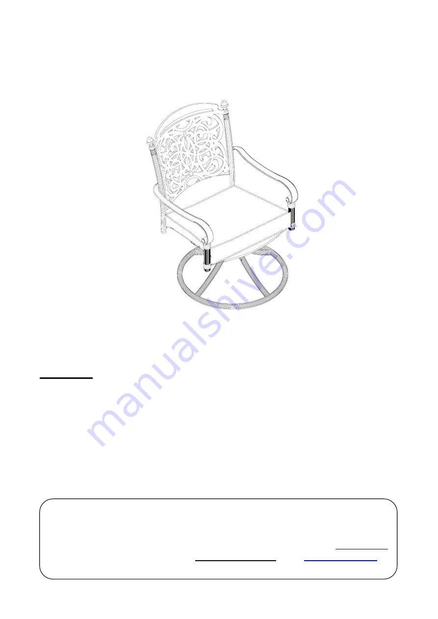 Sunjoy Renaissance L-BS692SAL Quick Start Manual Download Page 1