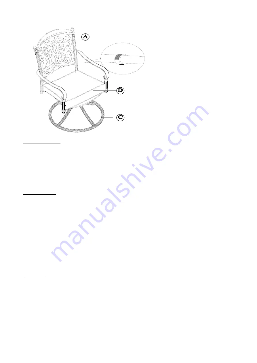 Sunjoy Renaissance L-BS692SAL Quick Start Manual Download Page 3