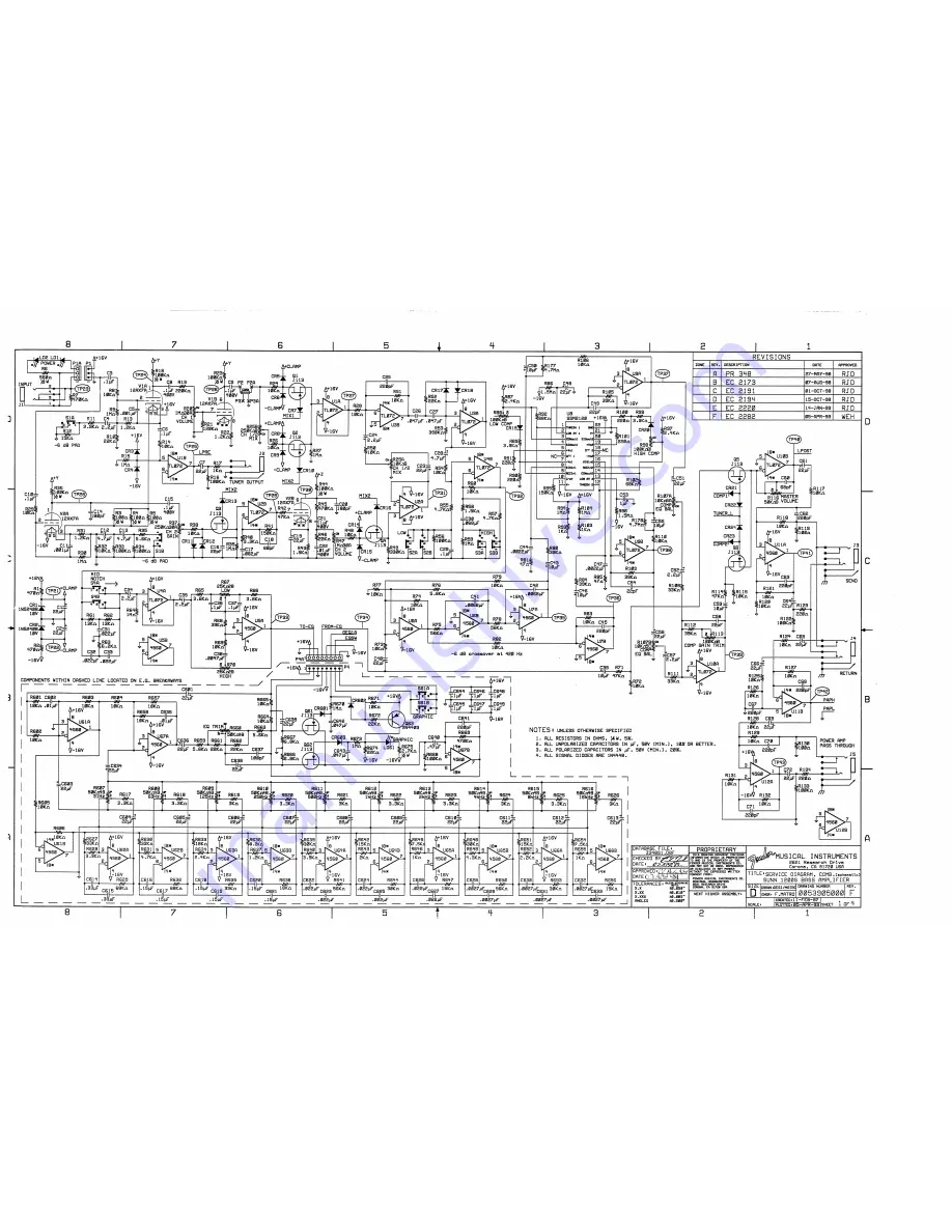 Sunn 1200s Service Manual Download Page 8