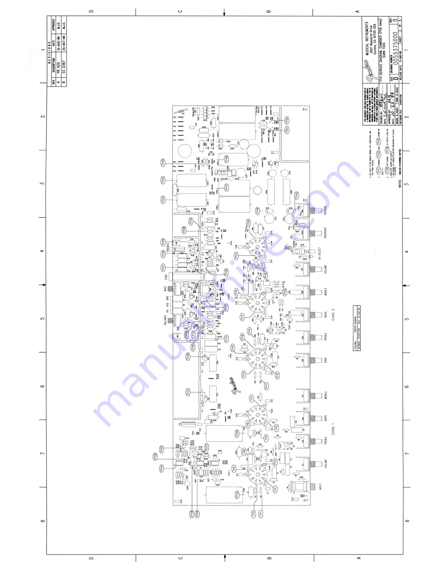 Sunn T50C Service Manual Download Page 13