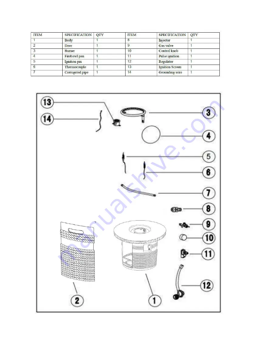 Sunnydaze Decor WAR-962 Owner'S Manual Download Page 5